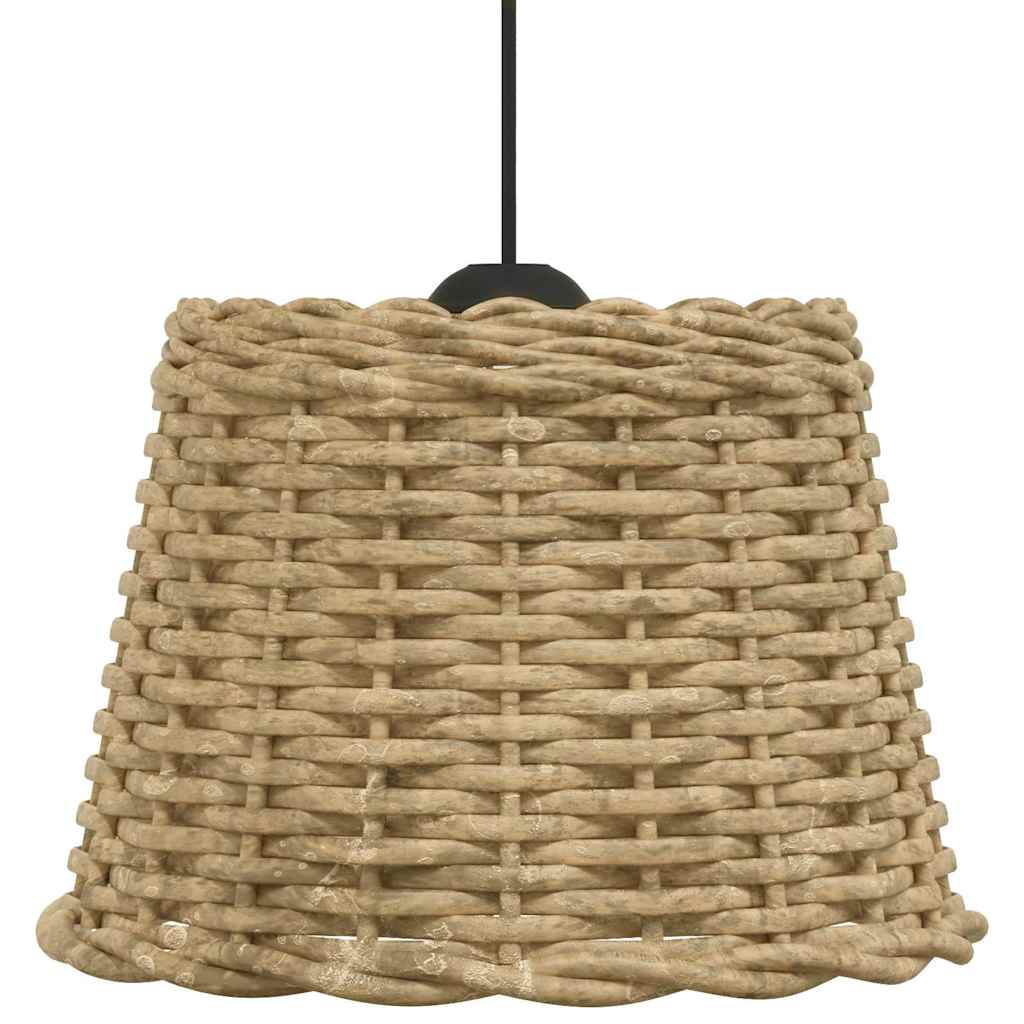 Paralume da Soffitto Marrone Ø30x20 cm in Vimini