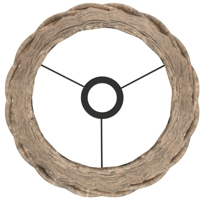 Paralume da Soffitto Marrone Ø30x20 cm in Vimini - homemem39