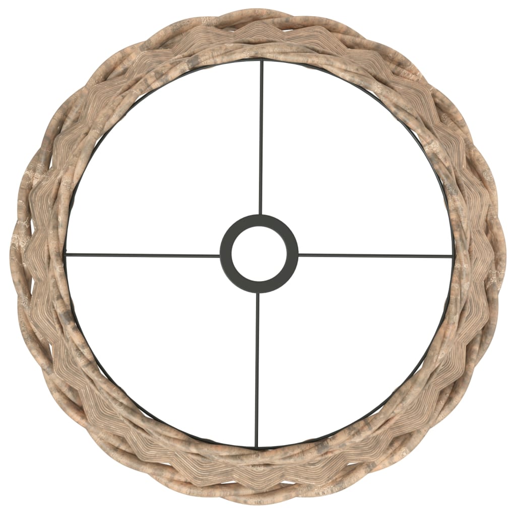 Paralume da Soffitto Marrone Ø40x26 cm in Vimini - homemem39