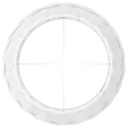 Paralume Bianco Ø38x23 cm in Vimini