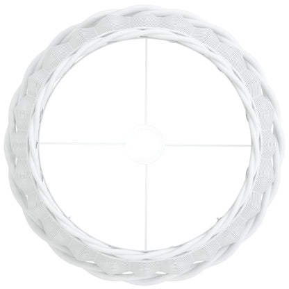 Paralume Bianco Ø40x26 cm in Vimini | homemem39