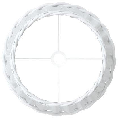 Paralume Bianco Ø45x28 cm in Vimini - homemem39