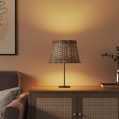 Paralume Marrone Ø25x17 cm in Vimini - homemem39