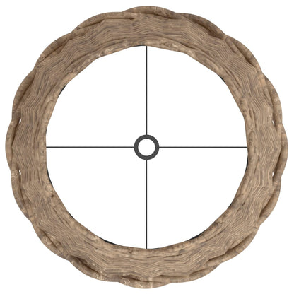 Paralume Marrone Ø30x20 cm in Vimini - homemem39