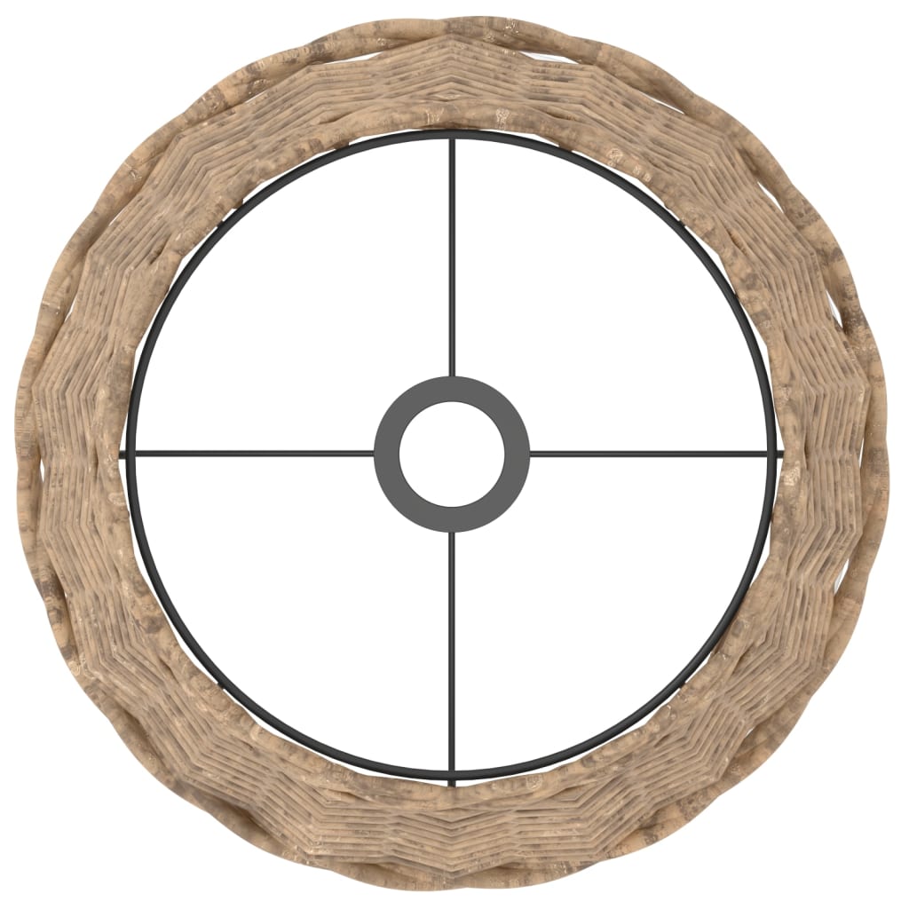 Paralume Marrone Ø38x23 cm in Vimini - homemem39