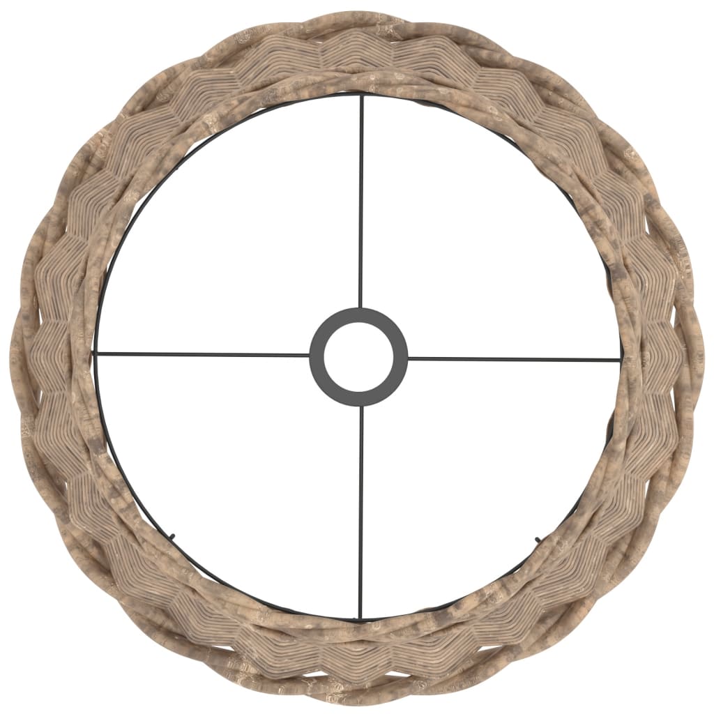 Paralume Marrone Ø40x26 cm in Vimini - homemem39