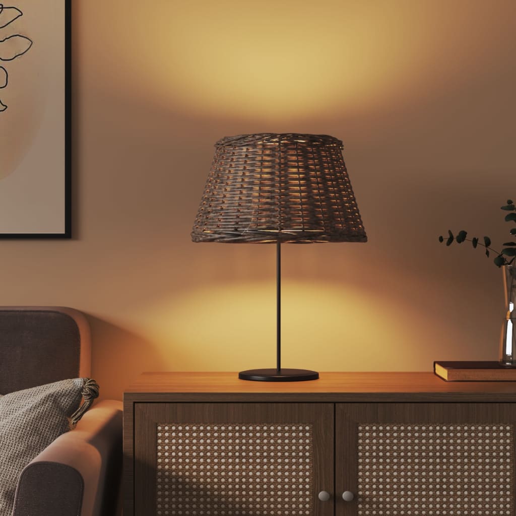 Paralume Marrone Ø50x30 cm in Vimini | homemem39