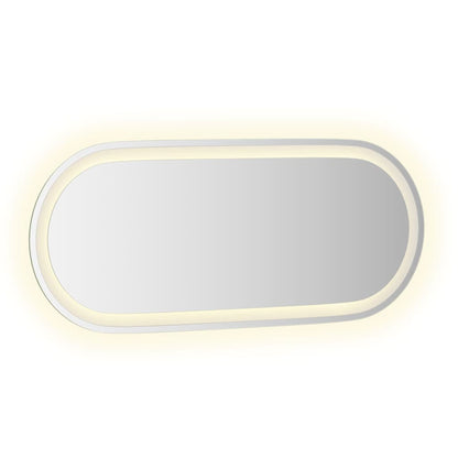 Specchio da Bagno LED 90x40 cm Ovale