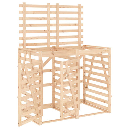 Copribidone Doppio in Legno Massello di Pino - homemem39