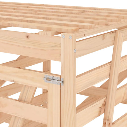 Copribidone Triplo in Legno Massello di Pino - homemem39