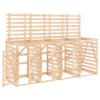 Copribidone Quadruplo in Legno Massello di Pino - homemem39