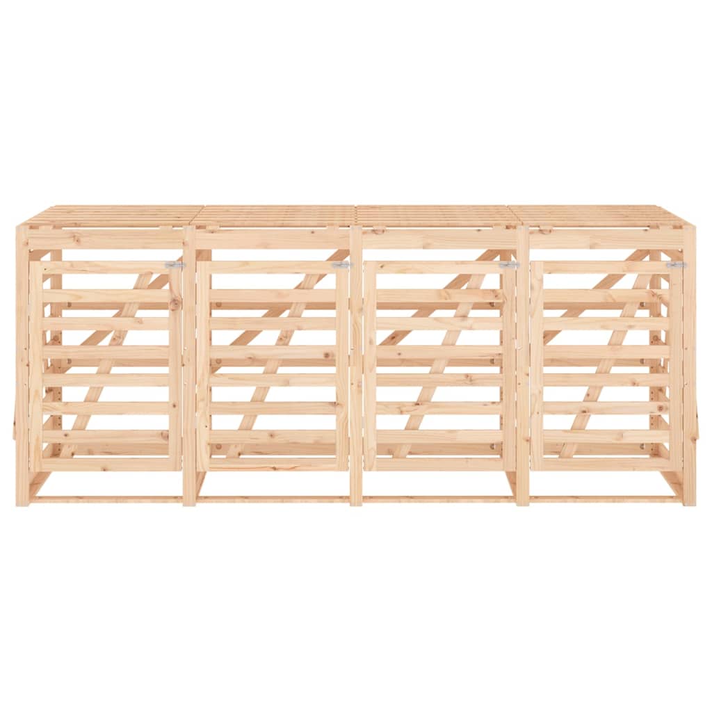 Copribidone Quadruplo in Legno Massello di Pino - homemem39