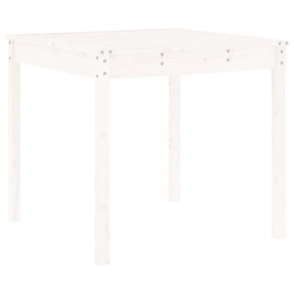 Set da Bistrot da Giardino 3pz Bianco in Legno Massello di Pino | homemem39