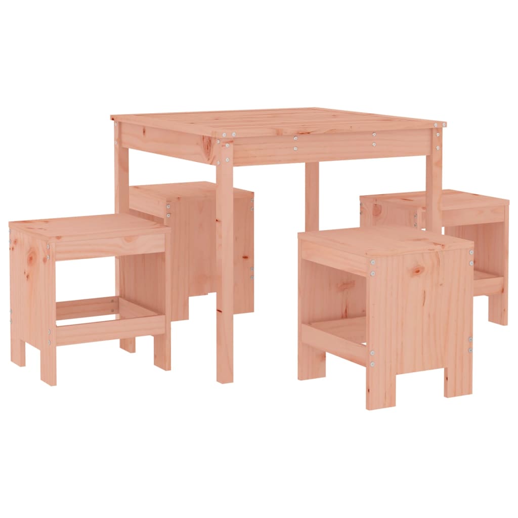 Set da Pranzo per Giardino 5 pz in Legno Massello di Douglas - homemem39