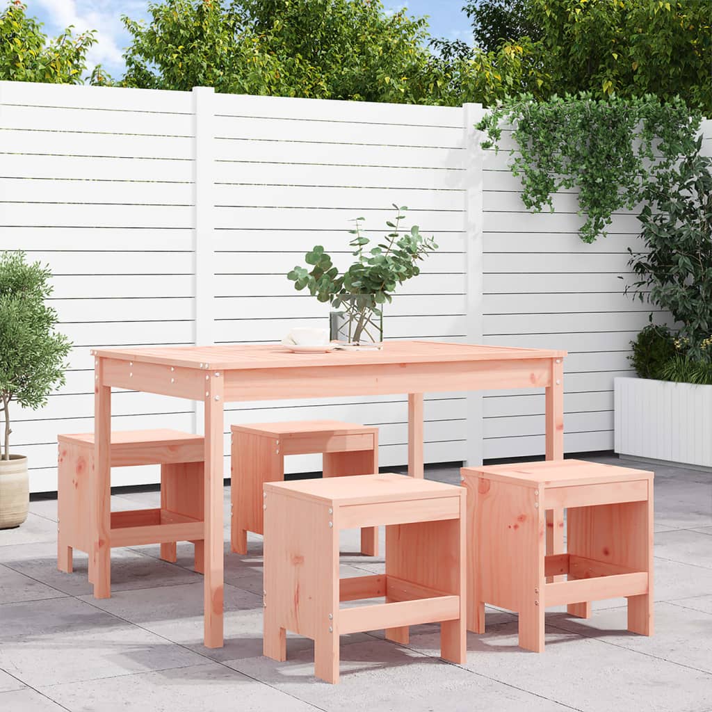 Set da Pranzo per Giardino 5 pz in Legno Massello di Douglas - homemem39