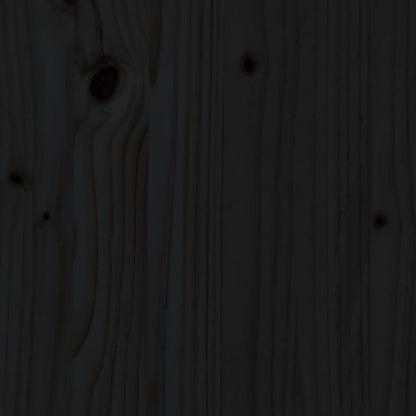 Set Bar da Giardino 3 pz Nero in Legno Massello di Pino - homemem39