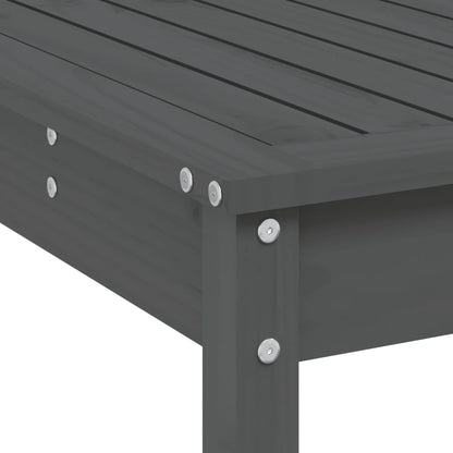 Set Bar da Giardino 5 pz Grigio in Legno Massello di Pino | homemem39