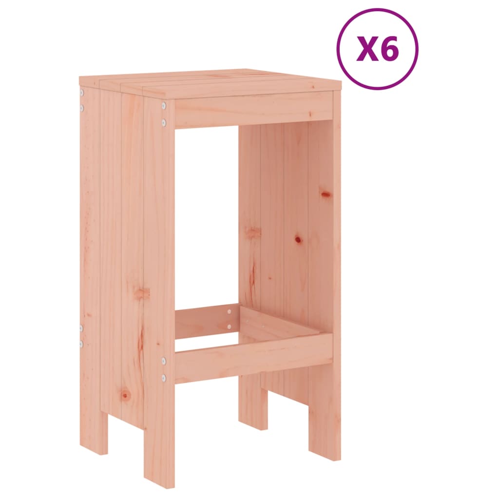 Set da Bar da Giardino 7 pz in Legno Massello di Douglas | homemem39