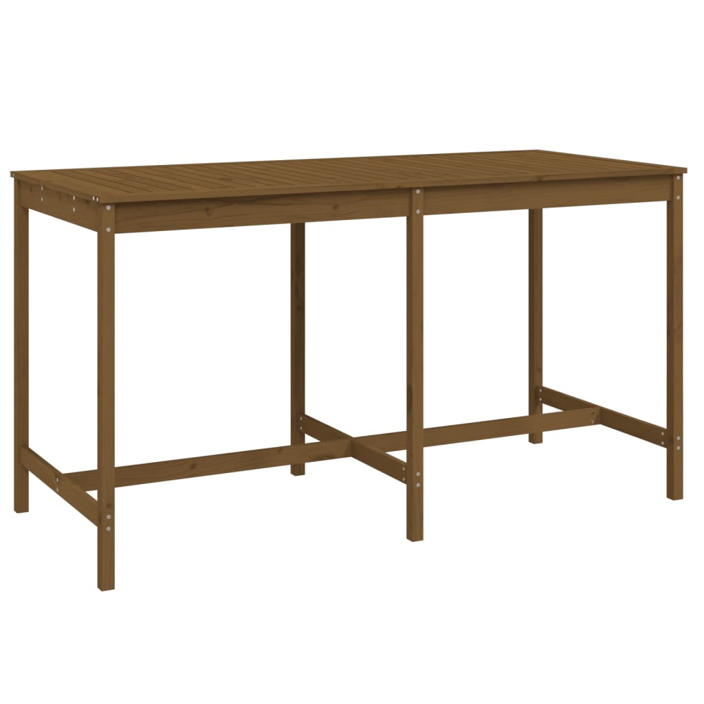 Set Bar da Giardino 9 pz ambra in Legno Massello di Pino | homemem39