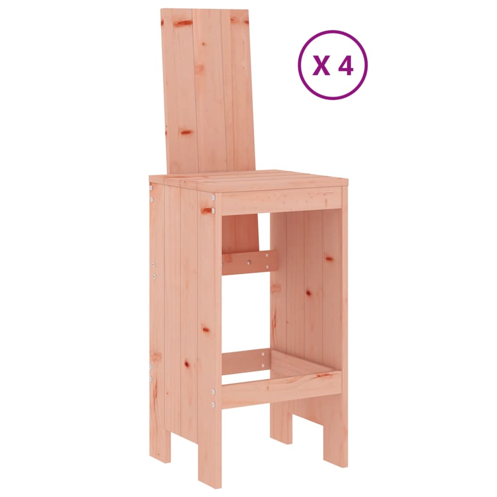 Set da Bar da Giardino 5 pz in Legno Massello di Douglas - homemem39