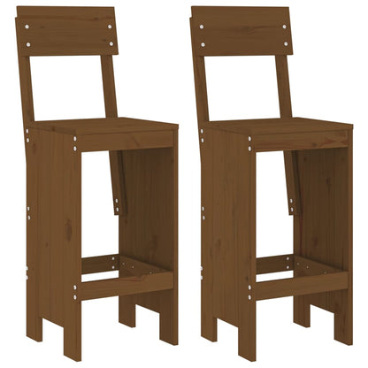Set Bar da Giardino 3 pz ambra in Legno Massello di Pino | homemem39