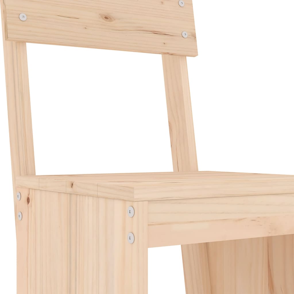 Set Bar da Giardino 5 pz in Legno Massello di Pino | homemem39