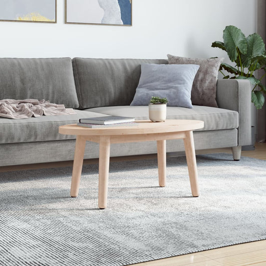 Piano del tavolo 70x35x2,5 cm in legno massello di pino ovale | homemem39