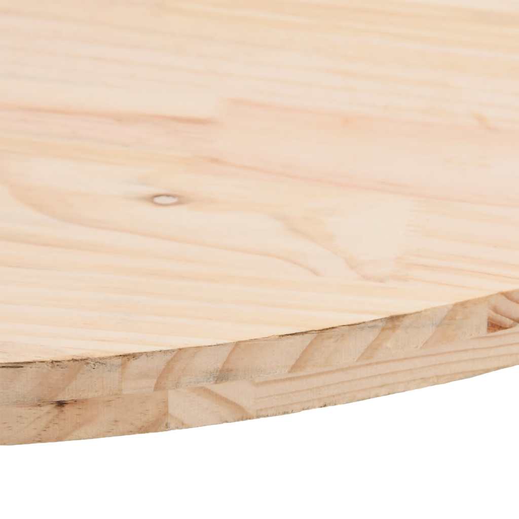 Piano del tavolo 70x35x2,5 cm in legno massello di pino ovale | homemem39