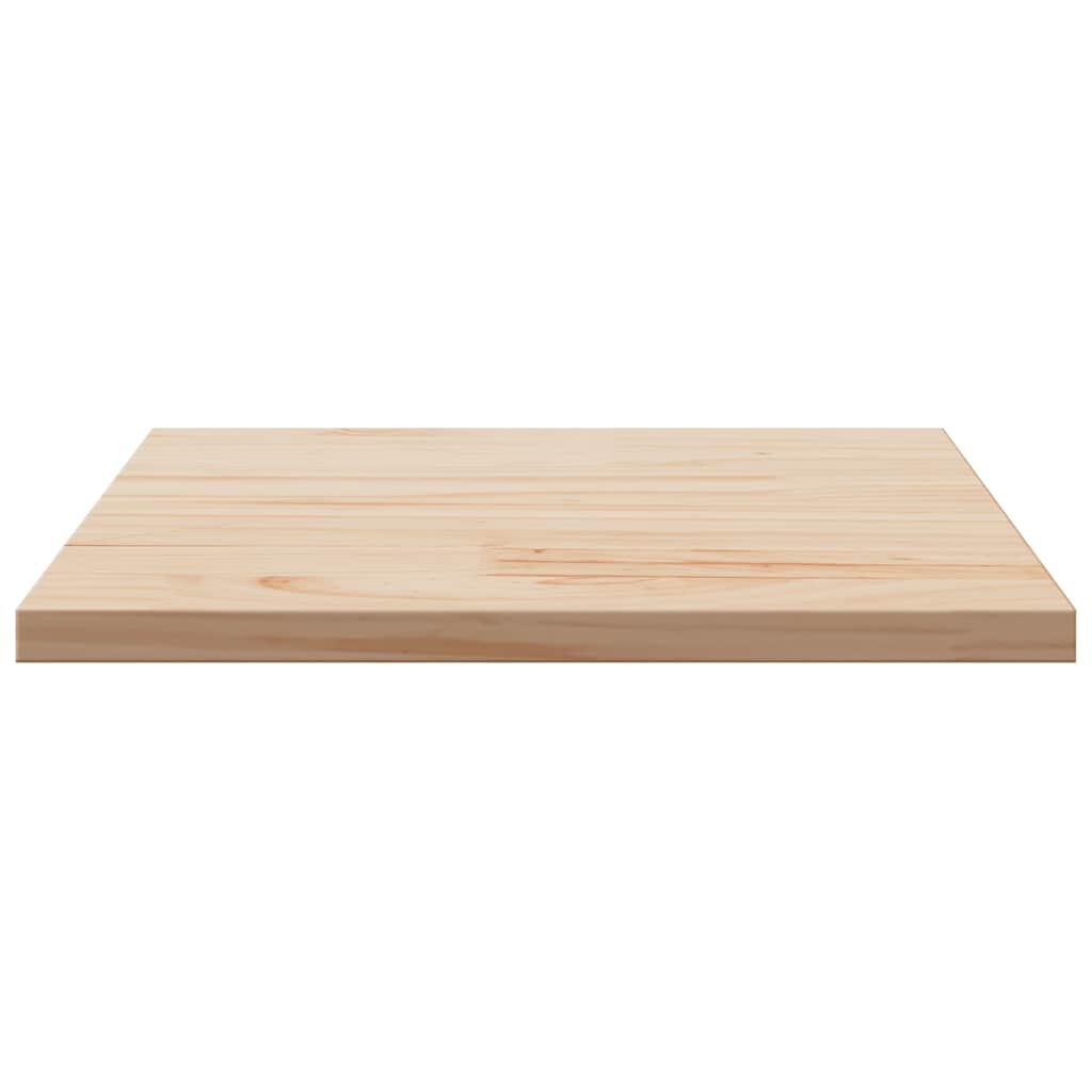 Piano Tavolo 60x60x2,5 cm in Legno Massello di Pino Quadrato | homemem39