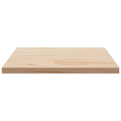 Piano Tavolo 60x60x2,5 cm in Legno Massello di Pino Quadrato | homemem39