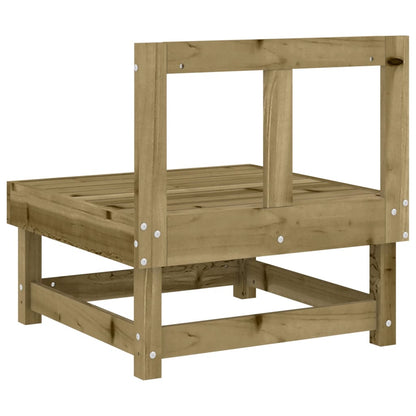 Divano Centrale da Giardino in Legno di Pino Impregnato