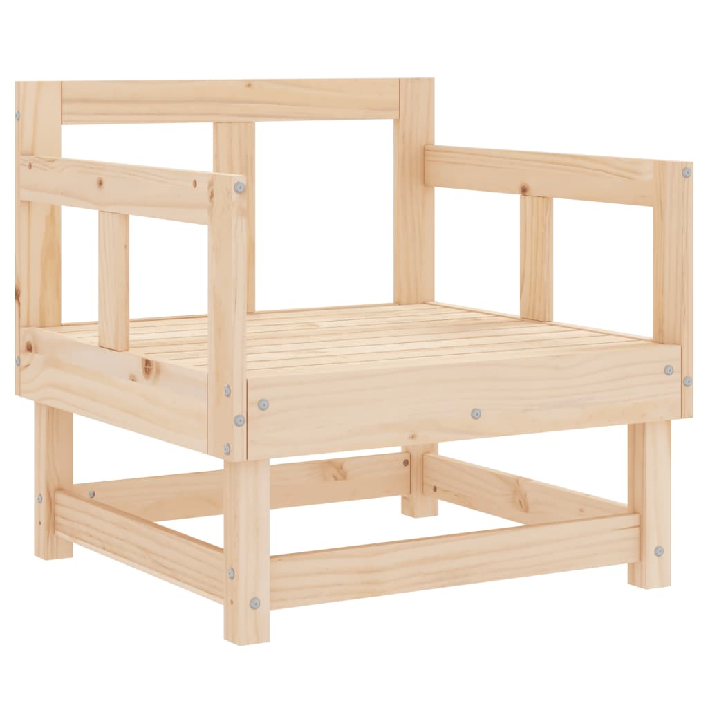 Sedie da Giardino 2pz in Legno Massello Pino | homemem39