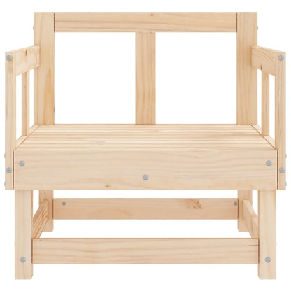Sedie da Giardino 2pz in Legno Massello Pino | homemem39