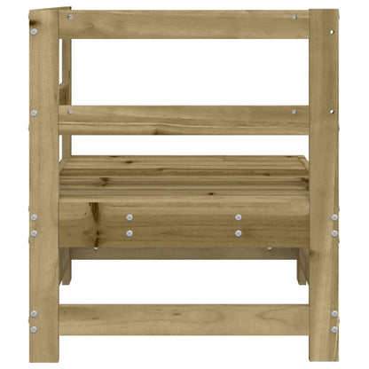 Divano Angolare da Giardino in Legno di Pino Impregnato | homemem39