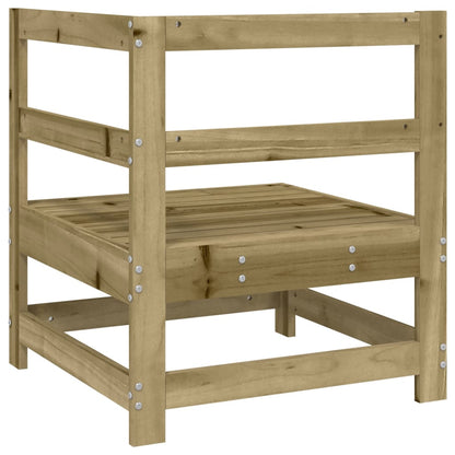 Divano Angolare da Giardino in Legno di Pino Impregnato | homemem39