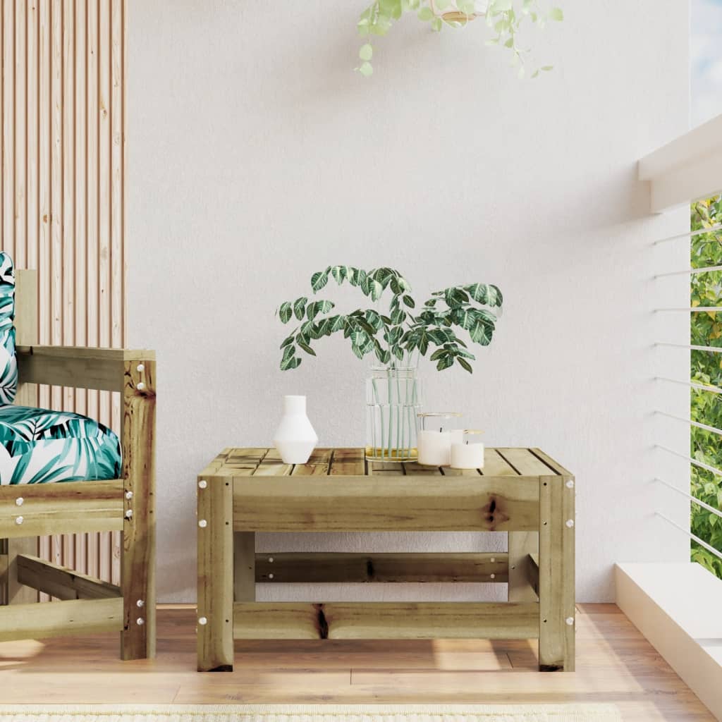 Poggiapiedi da Giardino in Legno Impregnato di Pino | homemem39