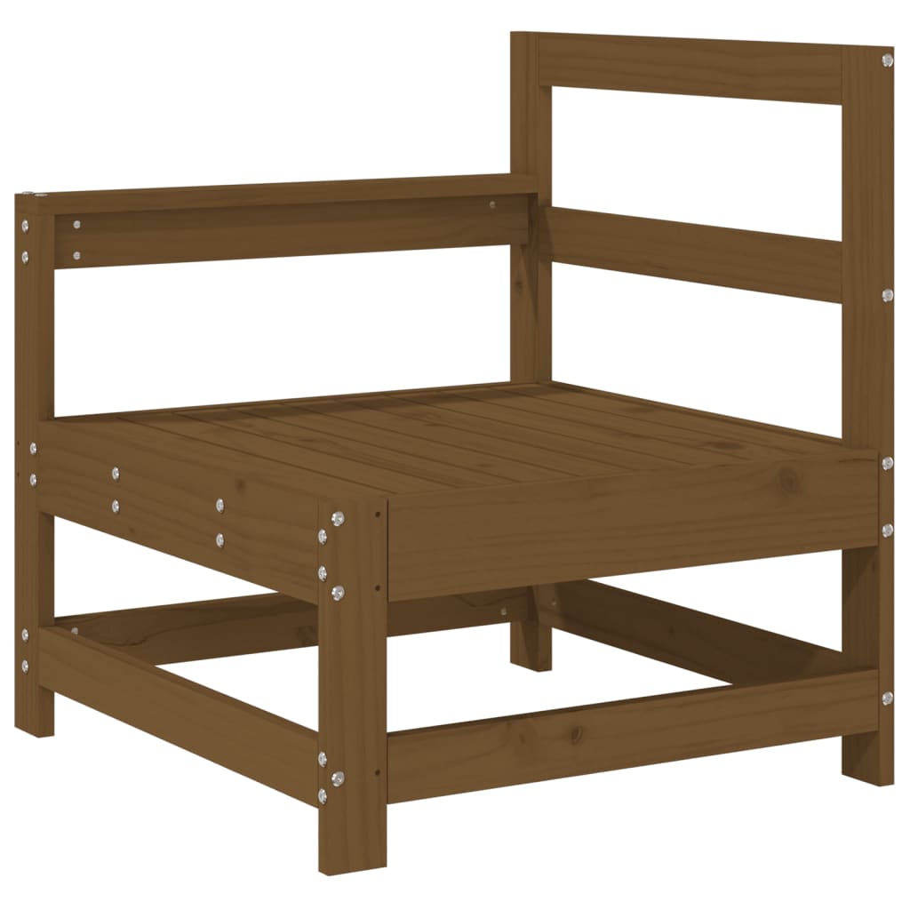 Divani Angolari da Giardino 2pz Ambra in Legno Massello di Pino - homemem39