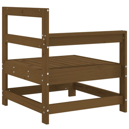 Divani Angolari da Giardino 2pz Ambra in Legno Massello di Pino - homemem39