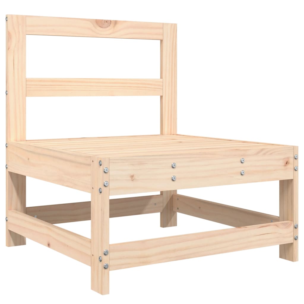 Set Salotto da Giardino 3 pz in Legno Massello di Pino | homemem39