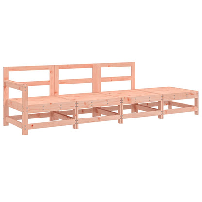 Set Salotto da Giardino 4 pz in Legno Massello di Douglas - homemem39