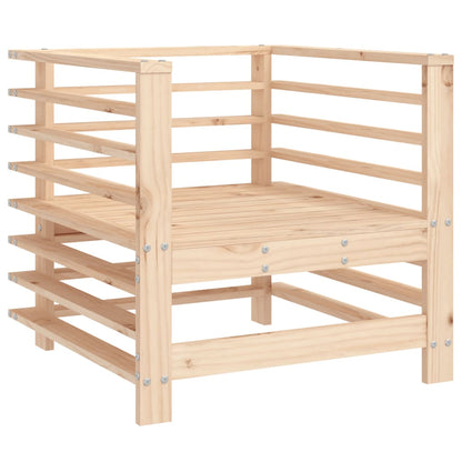 Sedie da Giardino 2pz in Legno Massello Pino