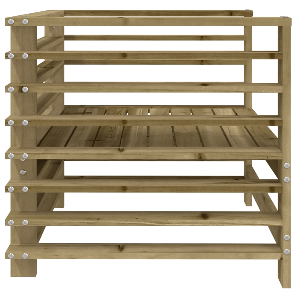 Sedie da Giardino 2 pz in Legno di Pino Impregnato | homemem39