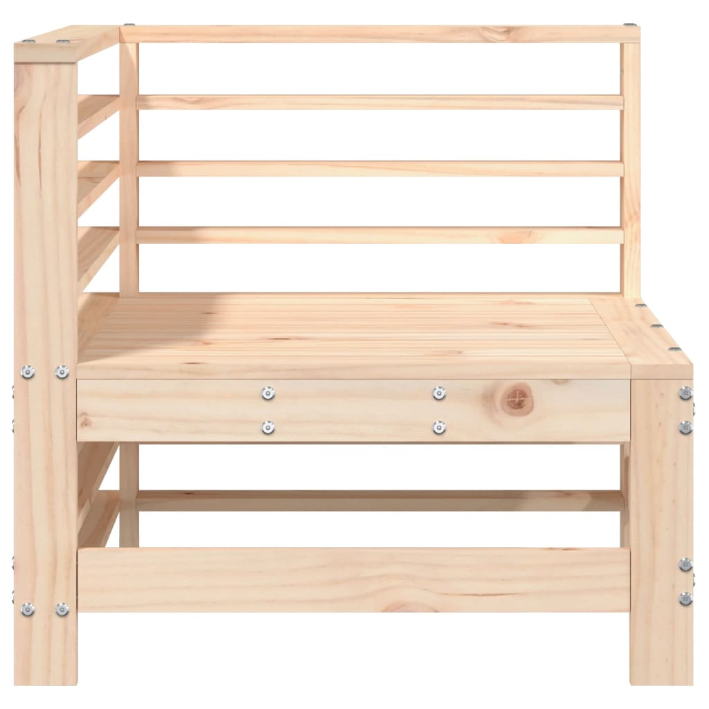 Divani Angolari da Giardino 2 pz in Legno Massello di Pino | homemem39