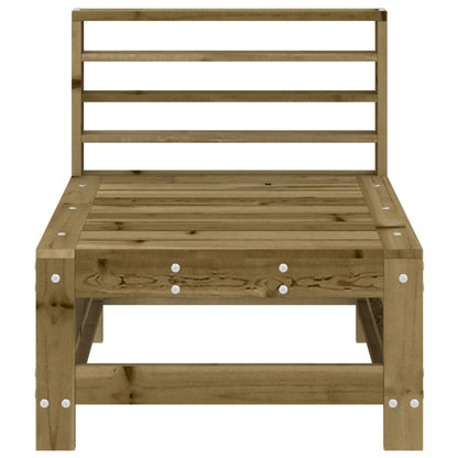 Divani Centrali da Giardino 2 pz in Legno di Pino Impregnato | homemem39