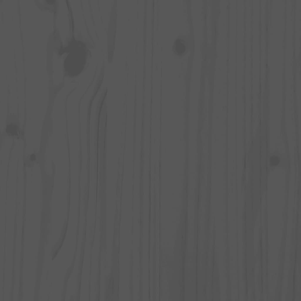 Set Salotto da Giardino 3 pz Grigio in Legno Massello di Pino - homemem39