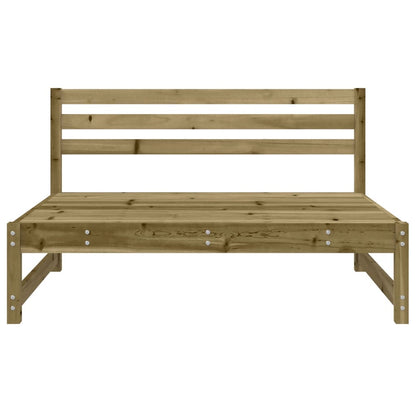 Divano Centrale da Giardino 120x80 cm Legno Impregnato di Pino - homemem39