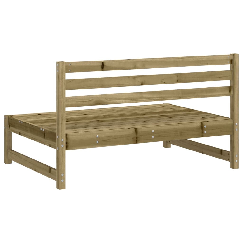 Divano Centrale da Giardino 120x80 cm Legno Impregnato di Pino - homemem39