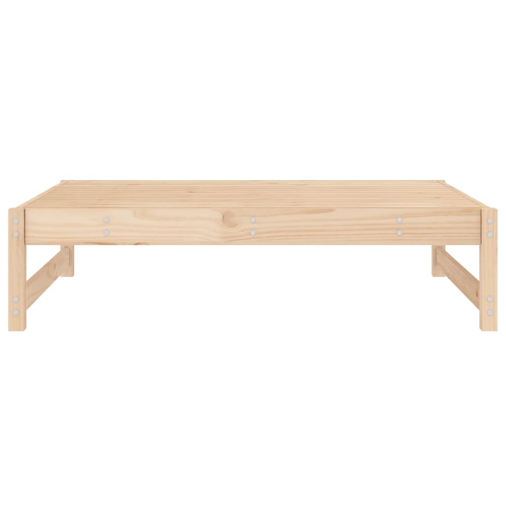 Poggiapiedi da Giardino 120x80 cm in Legno Massello di Pino | homemem39