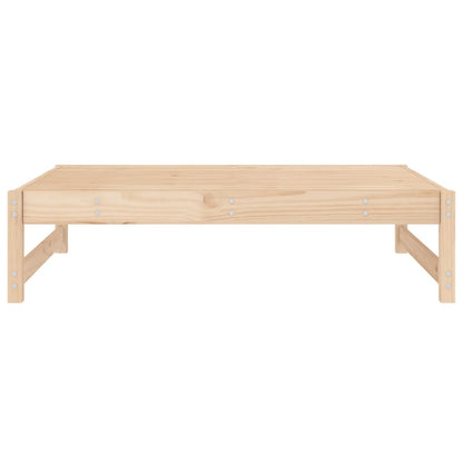 Poggiapiedi da Giardino 120x80 cm in Legno Massello di Pino | homemem39
