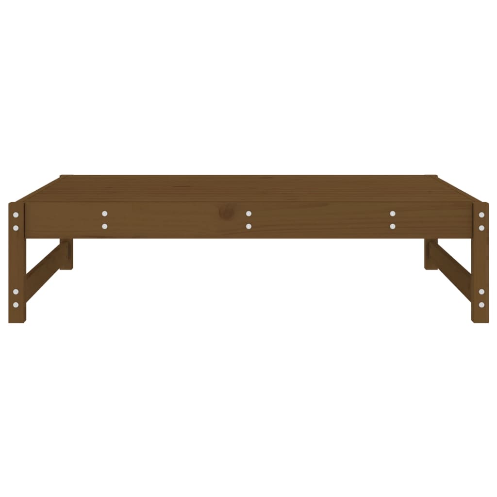 Poggiapiedi Giardino Marrone Ambra 120x80cm Legno Massello Pino | homemem39